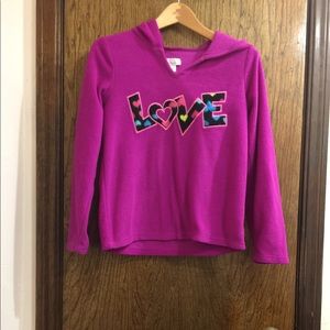 Children’s place7 / 8 purple hoodie